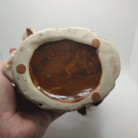 Chinese Carp 10" Ceramic Statue fish Gulp Colorful ocean art Sancai JALI Style - Picture 9 of 10